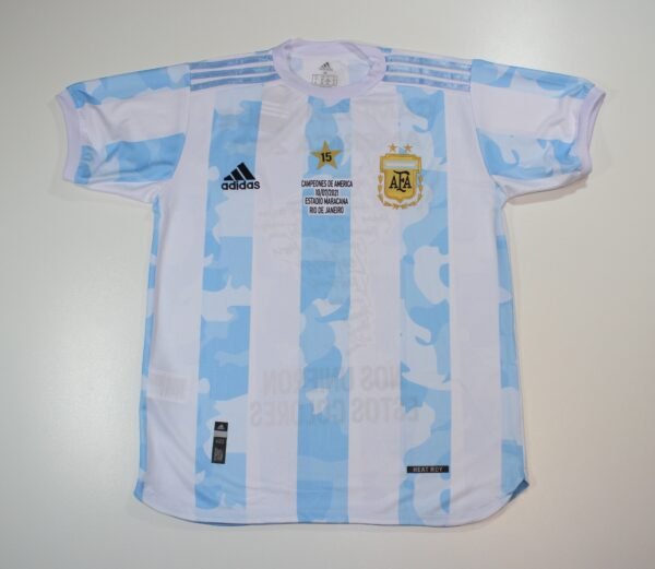 Camiseta Selección Argentina Copa América 2021 Campeones de América - Nos Unieron Estos Colores - Image 2