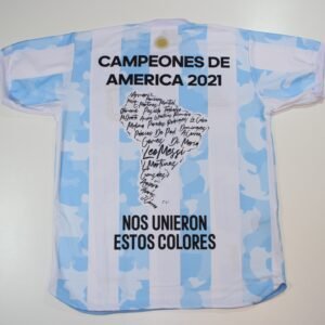 Camiseta Selección Argentina Copa América 2021 Campeones de América - Nos Unieron Estos Colores