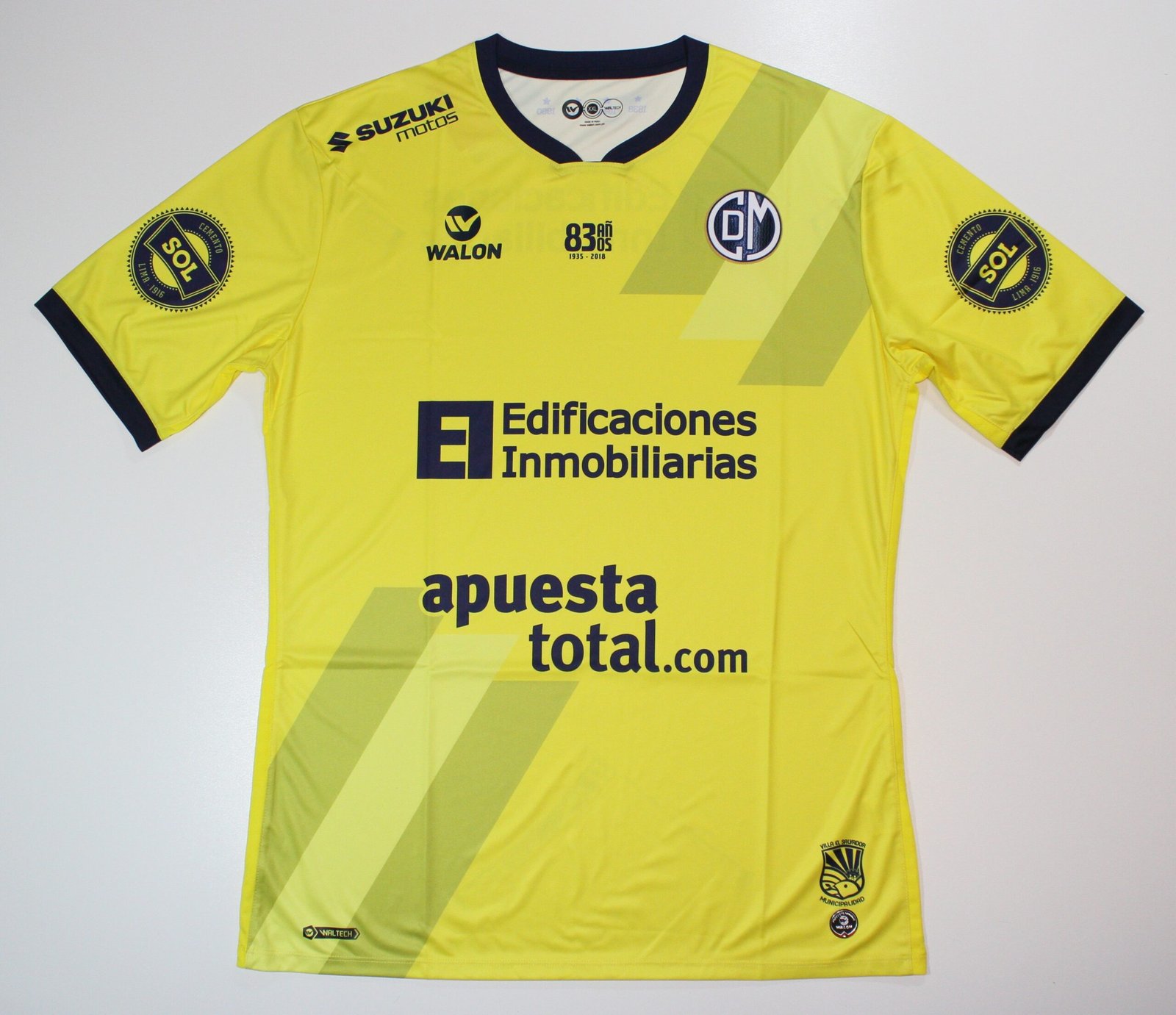 Camiseta Deportivo Municipal Alterna 2018 - 83 Años